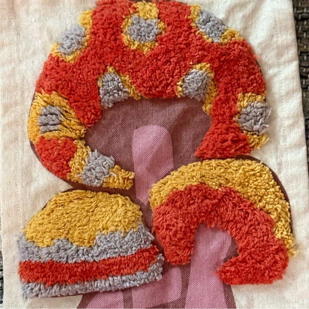 Urban Outfitters mushrooms tufted mini wall tapestry decor - Picture 3 of 5
